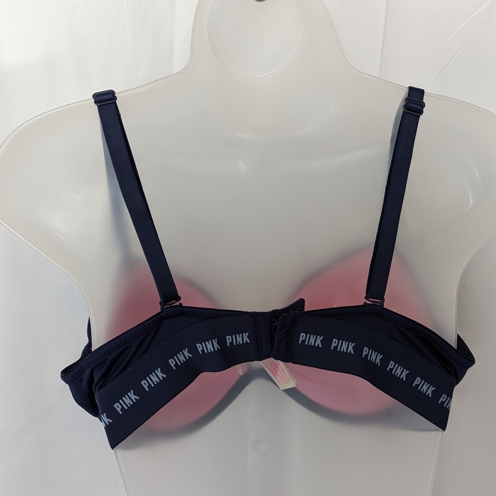Victoria's Secret Wear Everywhere Super Push-up Bra | Navy | Size 36C - Picture 7 of 7